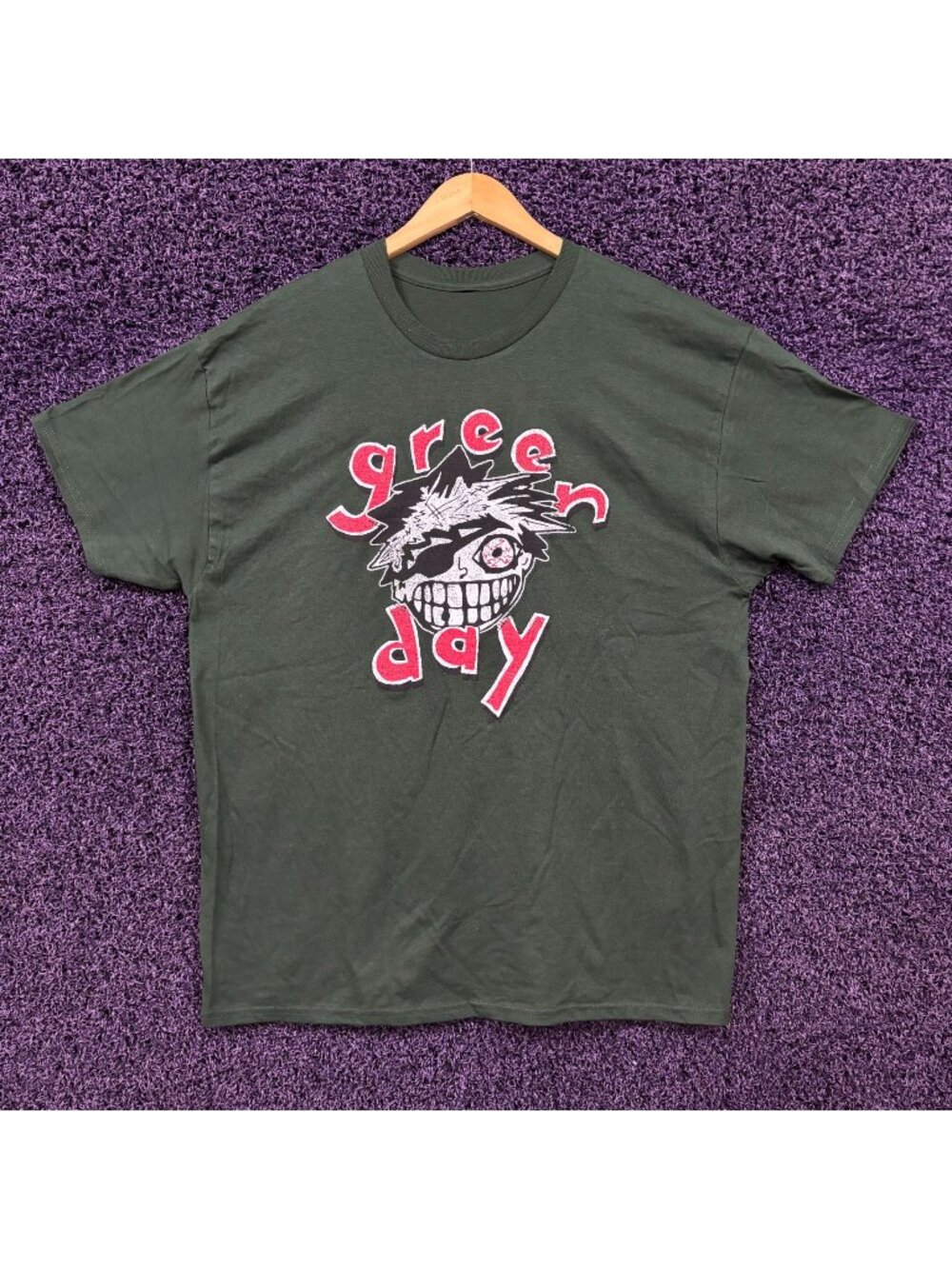 Green Day Saviors Album One Eyed Bastard Pop Punk T-Shirt XL